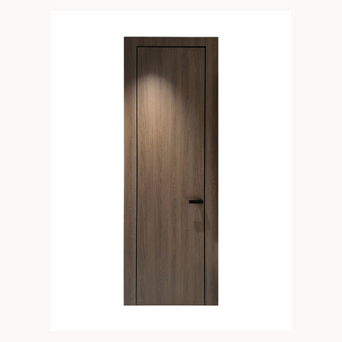 Custom Dark Walnut Aluminum-Wood Interior Door – MD05