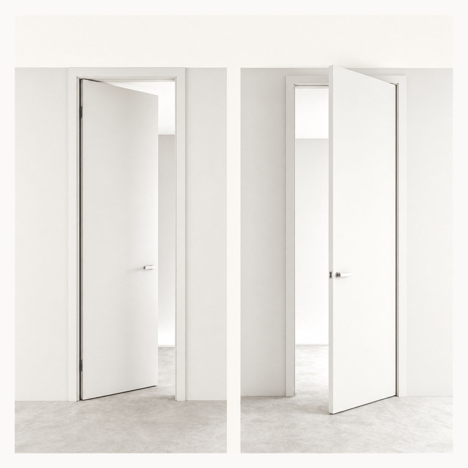 Custom Dark Walnut Aluminum-Wood Interior Door – MD05